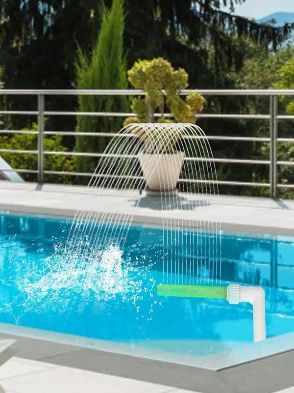 

Развлекательный фонтан для бассейна, разбрызгиватели, светящиеся в темноте украшение для бассейна, уличный аксессуар для спа, пруда, бассейна