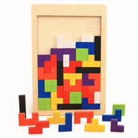 puzzle colorful wooden tangram for kids children toys learning education board games puzzles toys for children restless