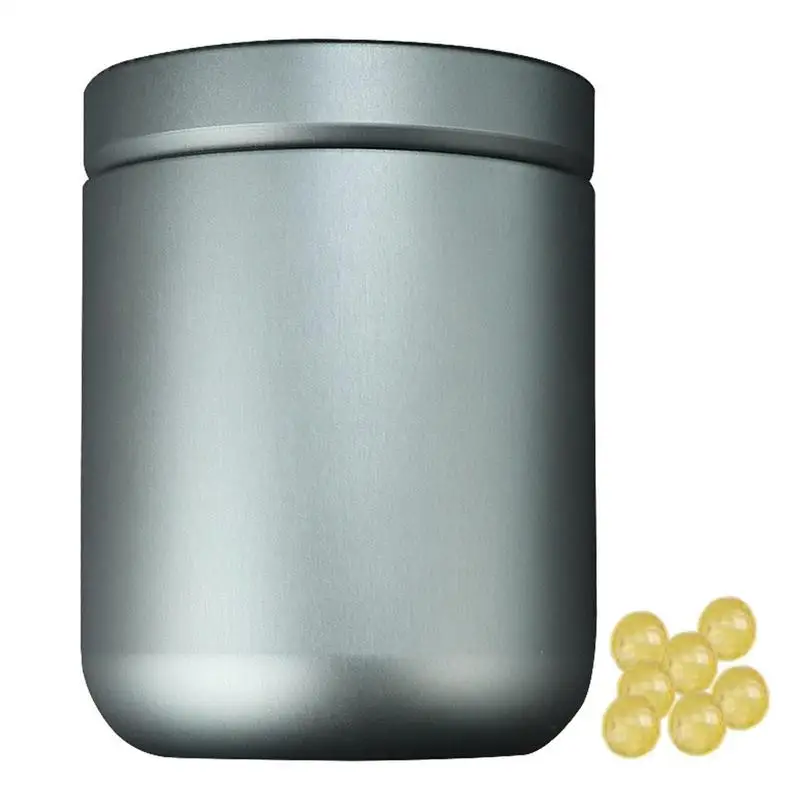 

Pill Containers Easy To Carry Thick Aluminum Alloy Canister Food Storage For Beans Grounds Tea Flour Cereal Sugar