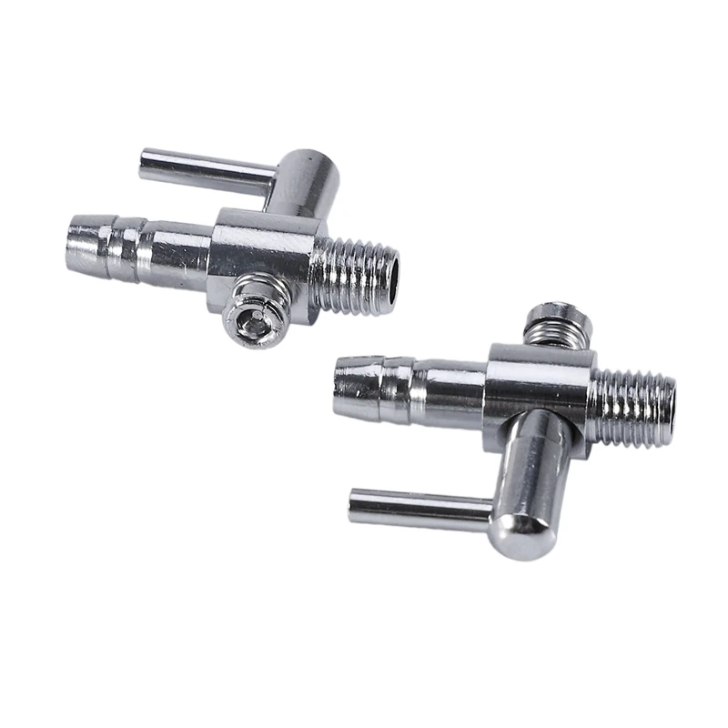 

5mm Tube Diameter Single Way Air Flow Control Valve 2 Pcs for Aquarium