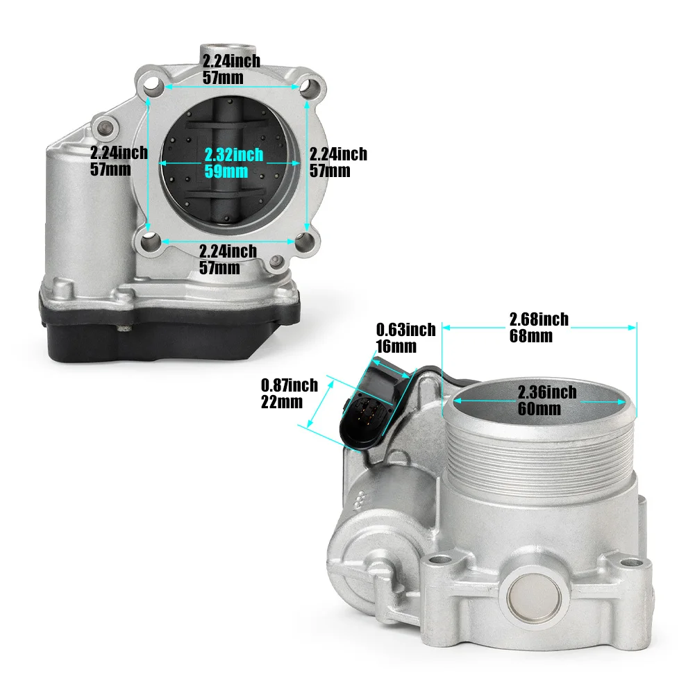 Корпус дроссельной заслонки 06F133062A для VW Tiguan Passat CC Audi A4 A5 A6 Q5 Quattro 2.0L двигатель TB1024