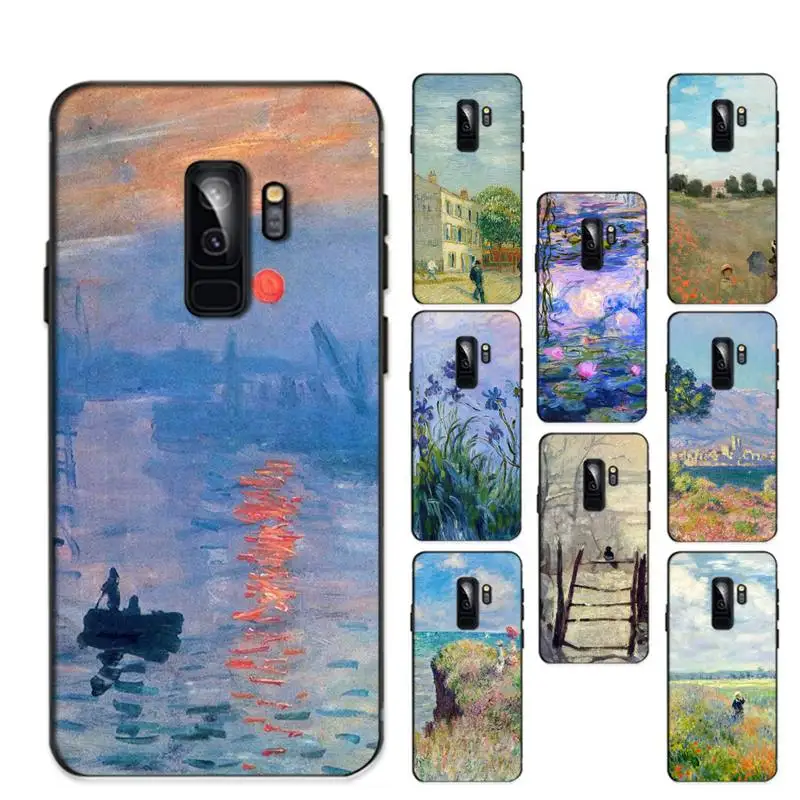 

Claude Monet art painting Phone Case for Redmi 8 9 9A for Samsung J5 J6 Note9 for Huawei NOVA3E Mate20lite cover