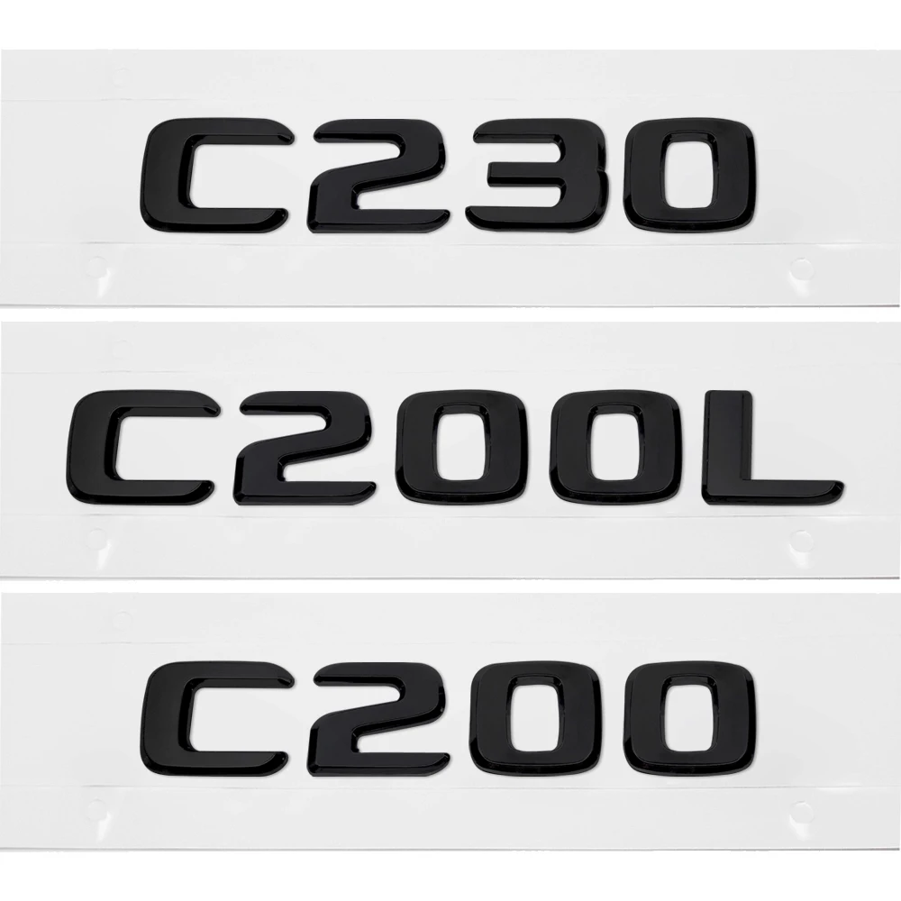 

ABS наклейка на заднюю багажник Mercedes Benz C Class W201 W202 W203 W204 W205 C230 C200L C200, аксессуары