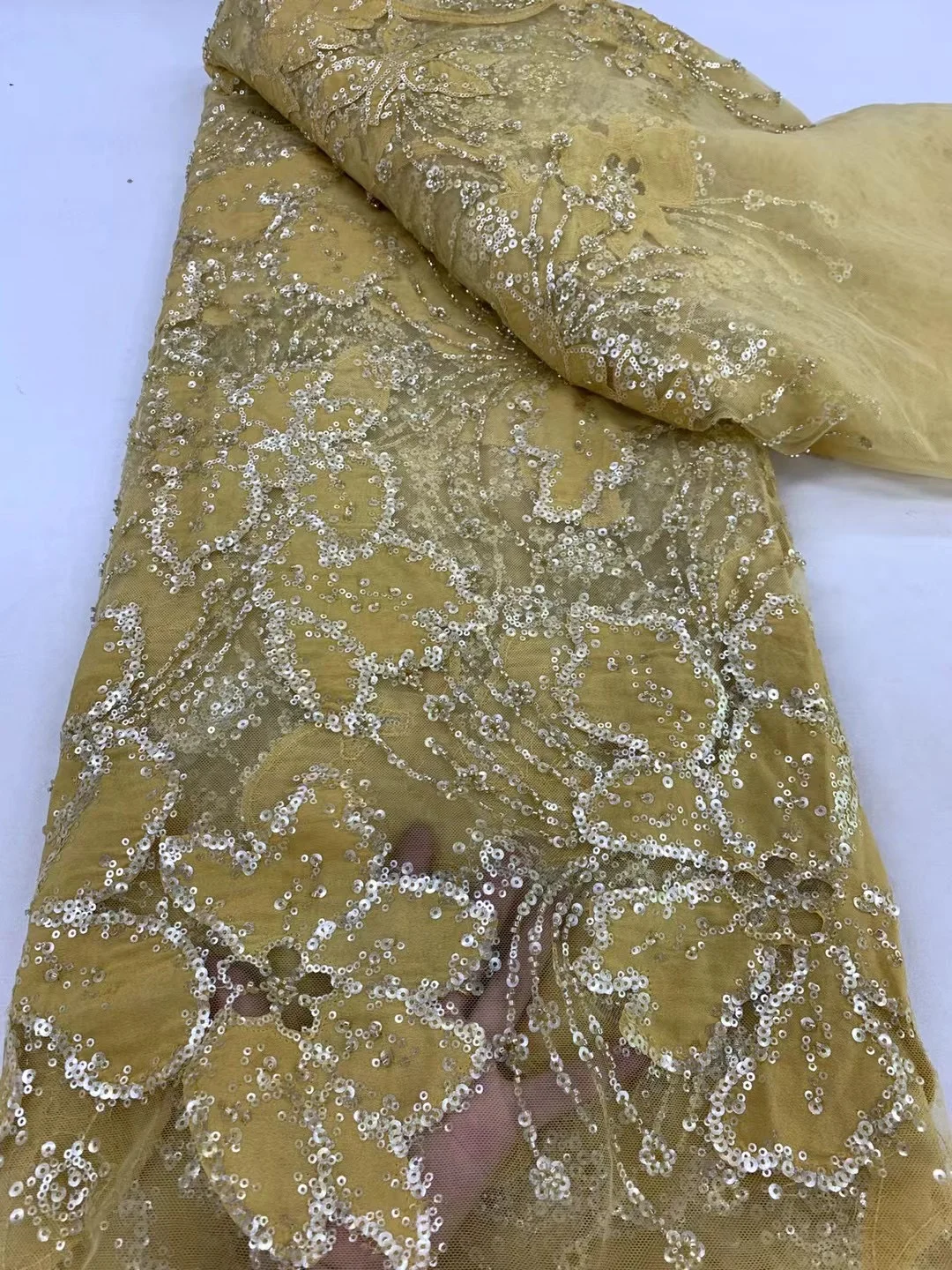 Африканские блестки тюль кружево 2024 высококачественное французская Роскошная