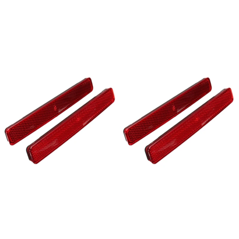 

4Pcs Rear Bumper Reflector Tail Light Bars Brake Parking Warning For-Vw /Volkswagen /Transporter T5