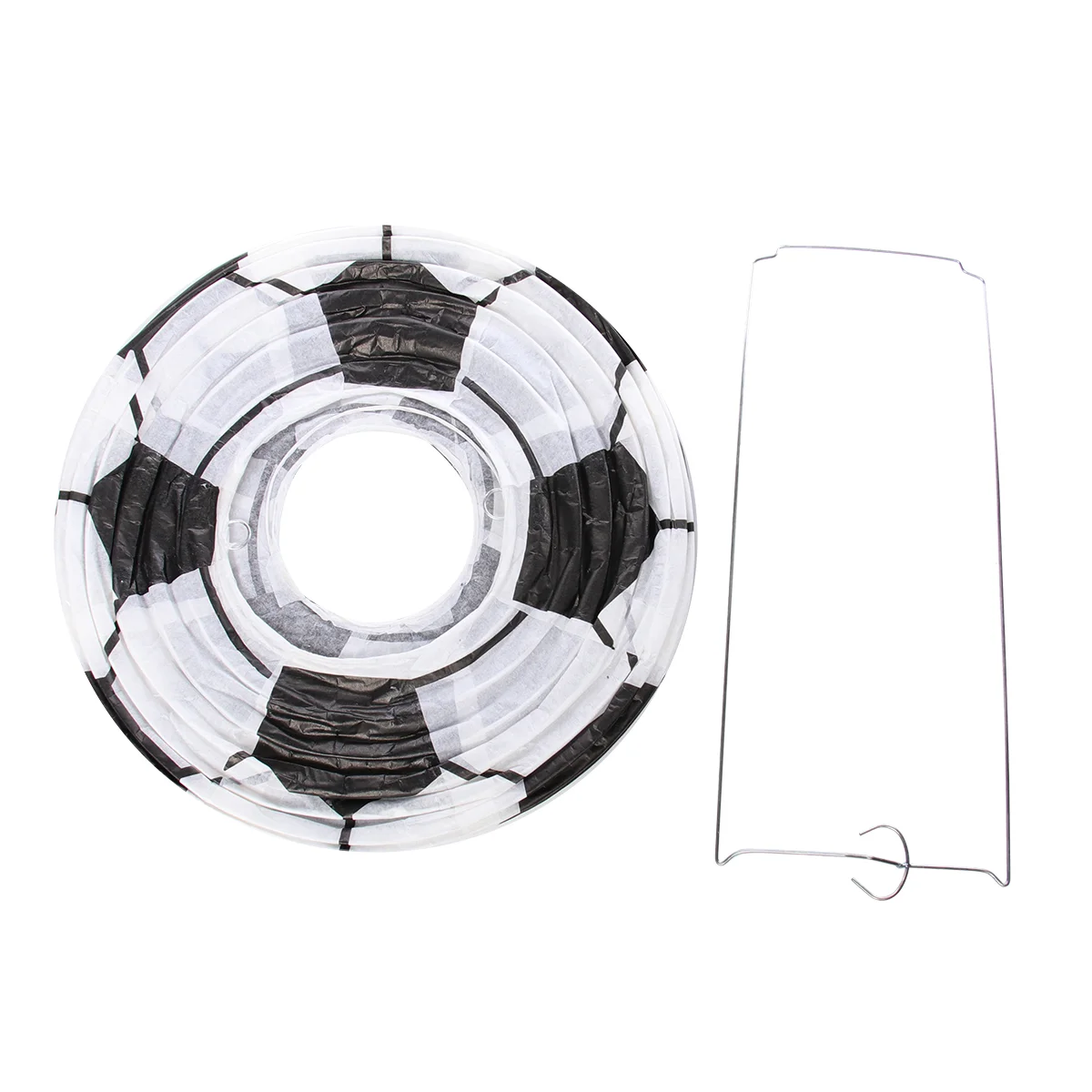 

Soccer Paper Party Lantern Decorations Lanternshangingfootball Birthday Supplies Decorationkids Centerpieces Blackwhite Decor