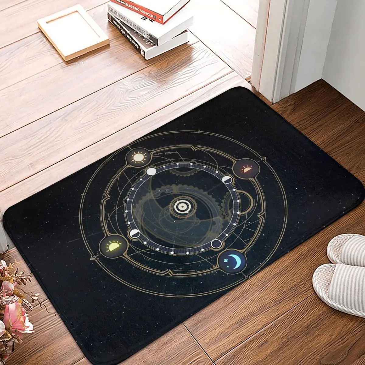 

Genshin Impact New Characters Events And Areas Are Provided For You To Explore Anti-Slip Doormat Kitchen Mat Magical Clock
