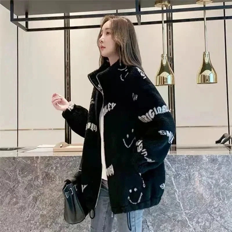 2023 Fur Coat Women's Autumn And Winter Rex Rabbit Fur Coat Mid-Long Thickened Furry Jacket Couple Hooded Fur Coat Female Outwe