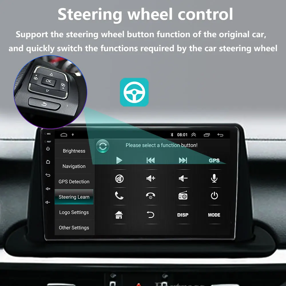 Фото Android 16 для Kia Cerato 4 IV Forte 2018 2019 2020 2021 Bluetooth автомобильный радиоприемник стерео интеллектуальная система Carplay мультимедийный экран №5