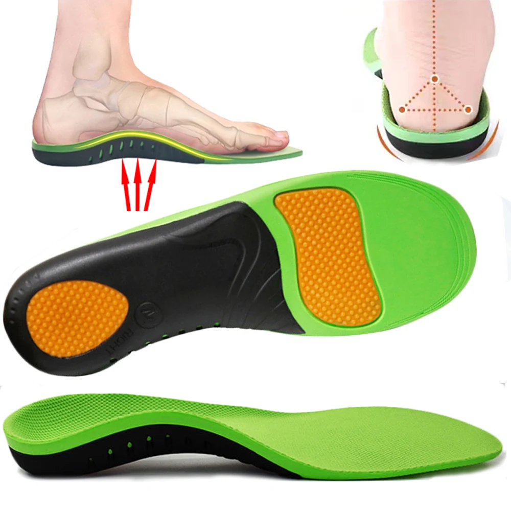 

Flat Foot Orthopedic Insoles Arch Support Sport Shoes Pad Gel Orthotic Running Insole for Men Women X/O Type Leg Correction