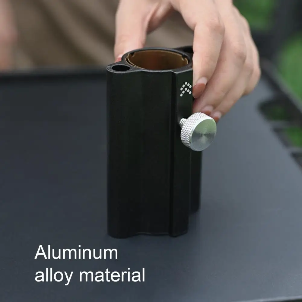 

Adjustable Screw Corrosion Resistant Bilateral Fixing Wear-resistant Tent Rod Fixator Awning Rod Holder for Outdoor