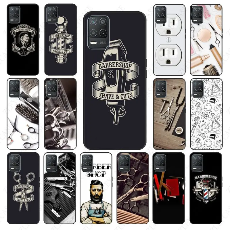 Barber Shop Hair Stylist tools Phone cover For oppo Realme C11 C21Y C21 C25Y C25S C3 Q3S XT 6PRO 6i 7pro 8Pro 9i 9pro Case coque