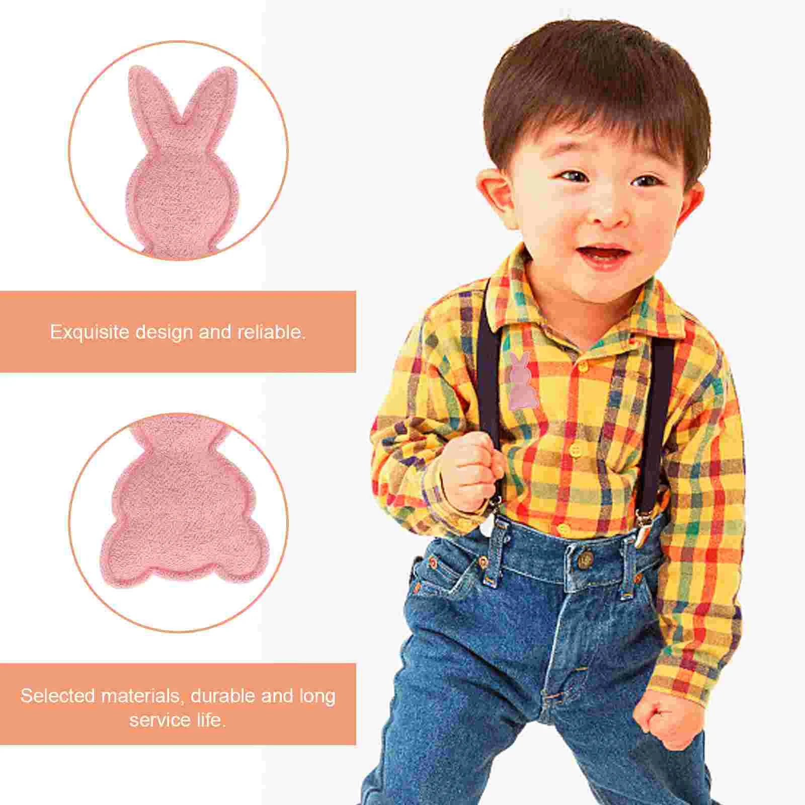 50 шт. аксессуары для одежды кролик весенний стиль паста материал DIY Аксессуары |