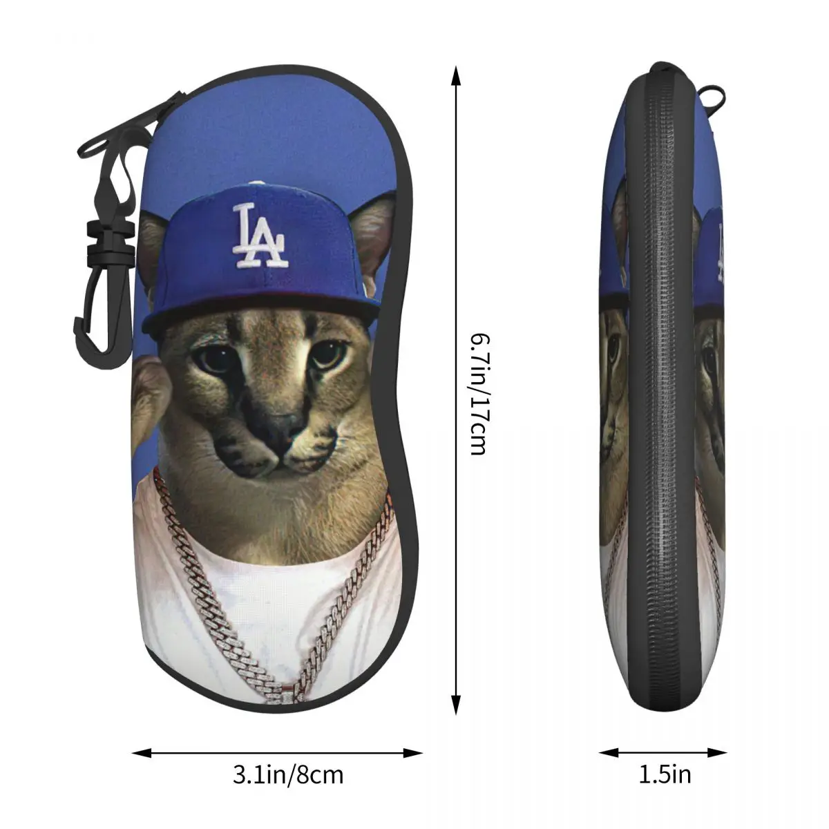 Изготовленные на заказ большие очки-рапперы в форме кота