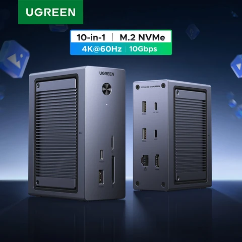 UGREEN Док-станция USB 10-в-1