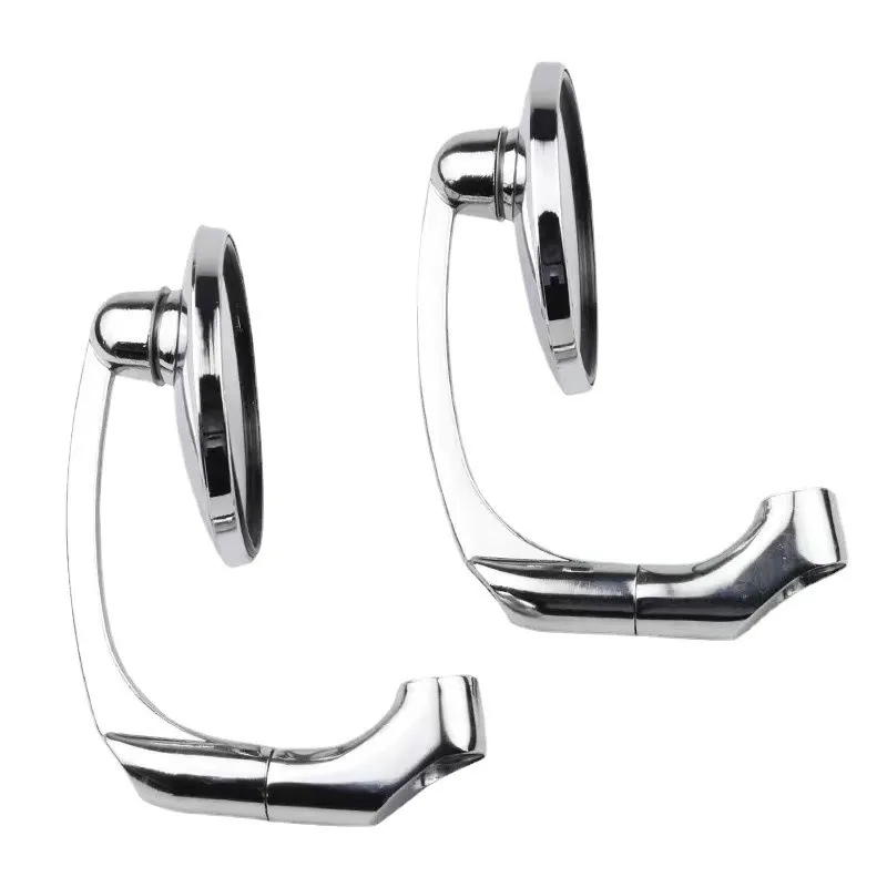 Мотоциклетные боковые зеркала заднего вида Круглый руль алюминиевый сплав