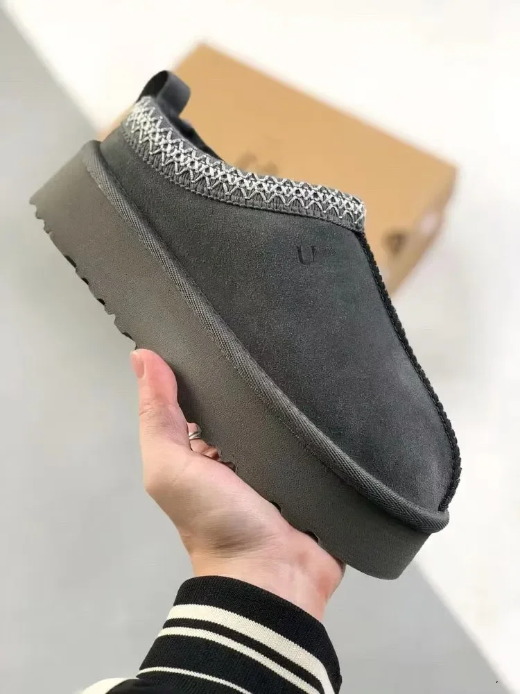 

Новые Темно-серые ботинки, женские тапки Tasman, австралийские классические дизайнерские зимние ботинки для снега, Мужская обувь из семян горчицы