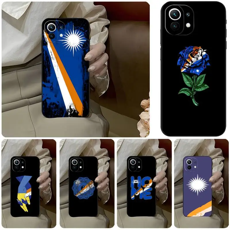 Чехол для телефона с флагом острова Маршалла Xiaomi Redmi Note 11 11Pro 11ePro 10 10Pro 9 8 6 Pro 10T 9A 8T 7A