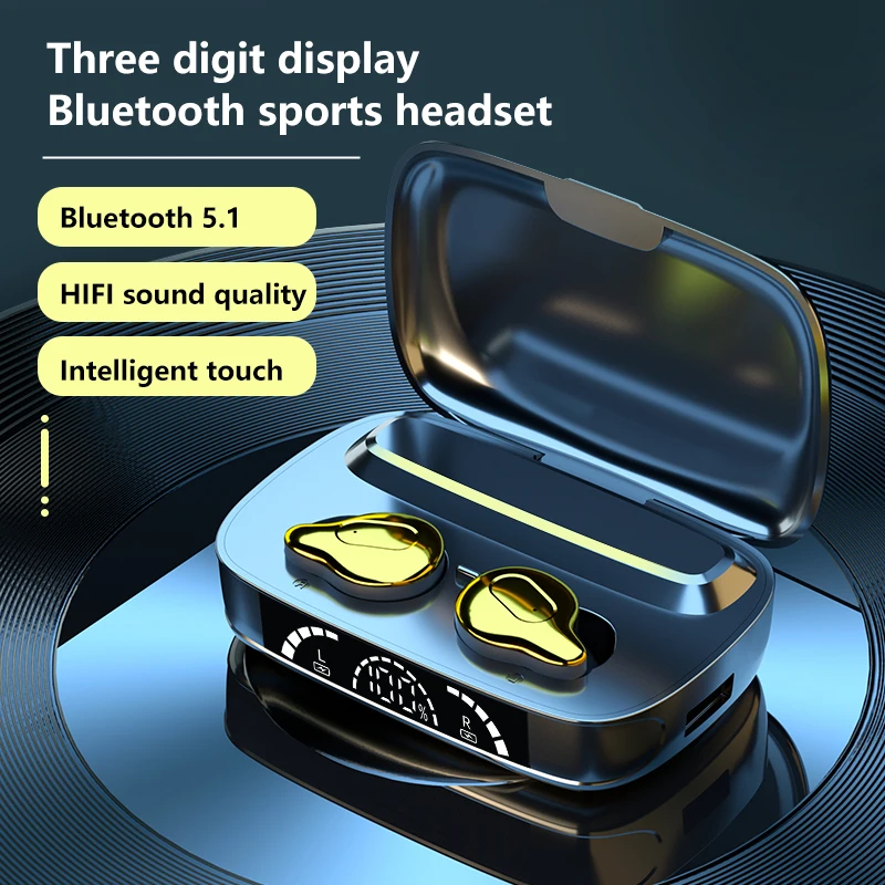 

Noise Reduction Gaming Headphones Wireless Headset Stereo Waterproof Sweatproof Bluetooth Earphone Tws Earbuds