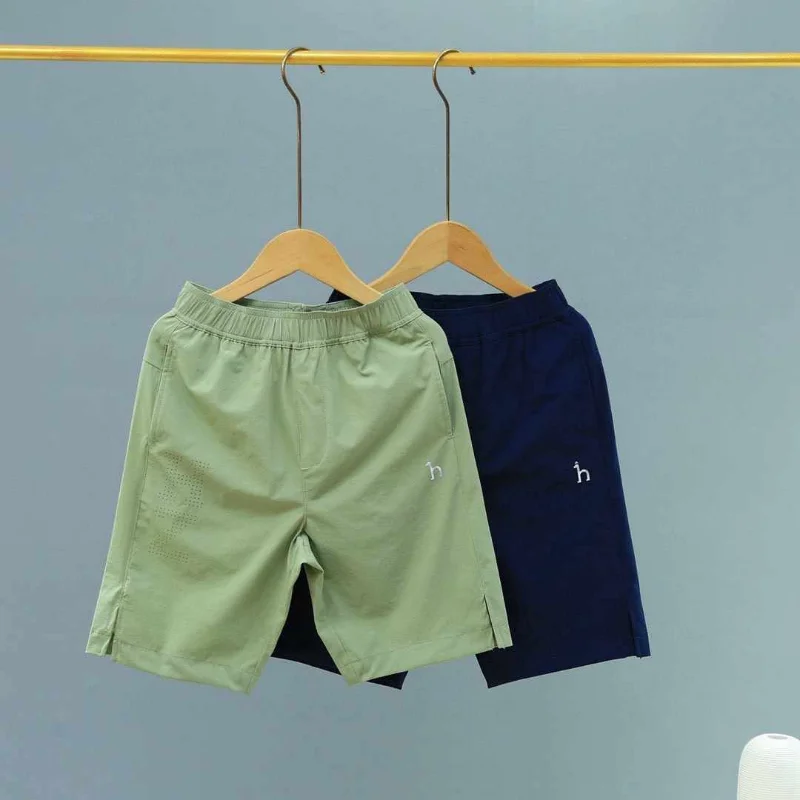 Hazzys Hazzys Boys Mercerized Quick-drying Cotton Short-sleeved T-shirt Street Fashion Boys Loose Casual Shorts Suit Clothes