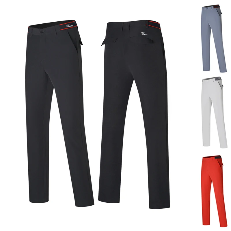 

High Quality Golf Pants for Men Summer Quick Dry Breathable Sweat Exhaust Outdoor Casual Sports Long Pants Men's Golf Clothing