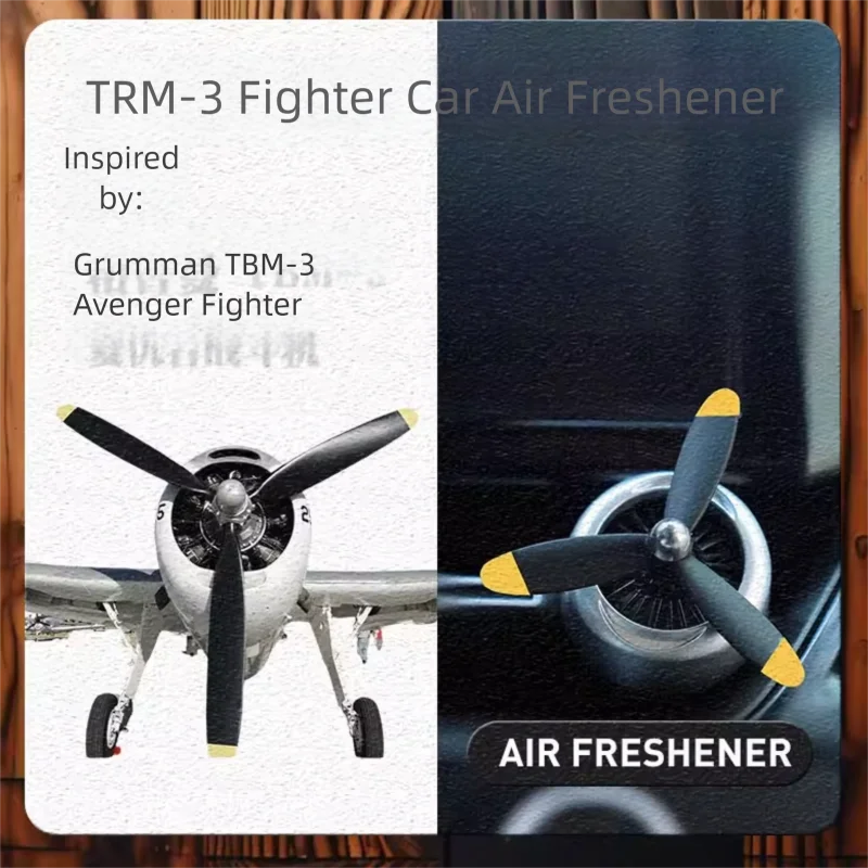 Ароматический диффузор-клипса TBM-3 Avenger Bomber Fighter Model Car с имитацией вентиляционного пропеллера (art.: 3920d899561be) - 3920d899561be