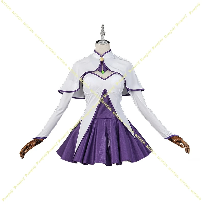 Костюм Эмилии из аниме «Re:Zero. Жизнь с нуля в другом мире», зимний боевой наряд, полный комплект для Хэллоуина и ролевых игр. (art.: 3920dcce4b64d) - 3920dcce4b64d