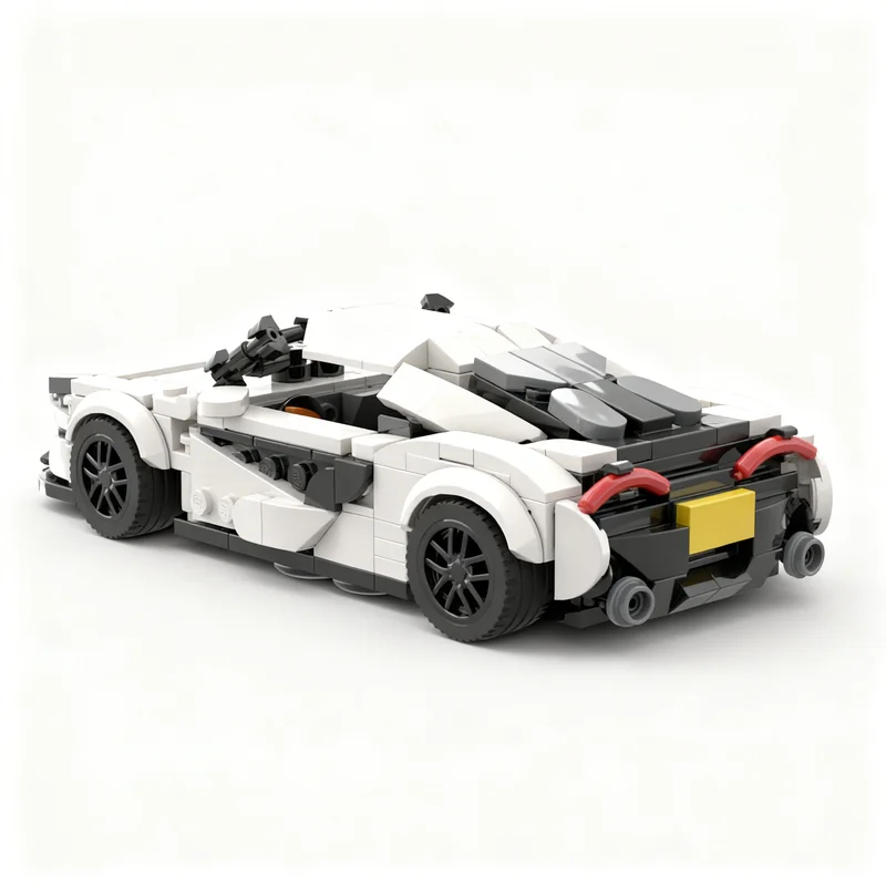 Фото 384 детали MOC McLarenesd S 2.0 City Champions: Архитектурный конструктор, игрушки для сборки, подарки на праздники, креативная идея №4