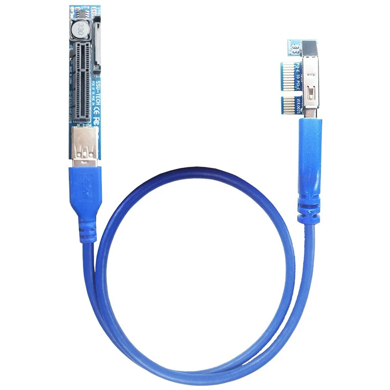 

1X To 4X PCI-E Extension Cable 0.6M For Limited Space Installation (UEX103)