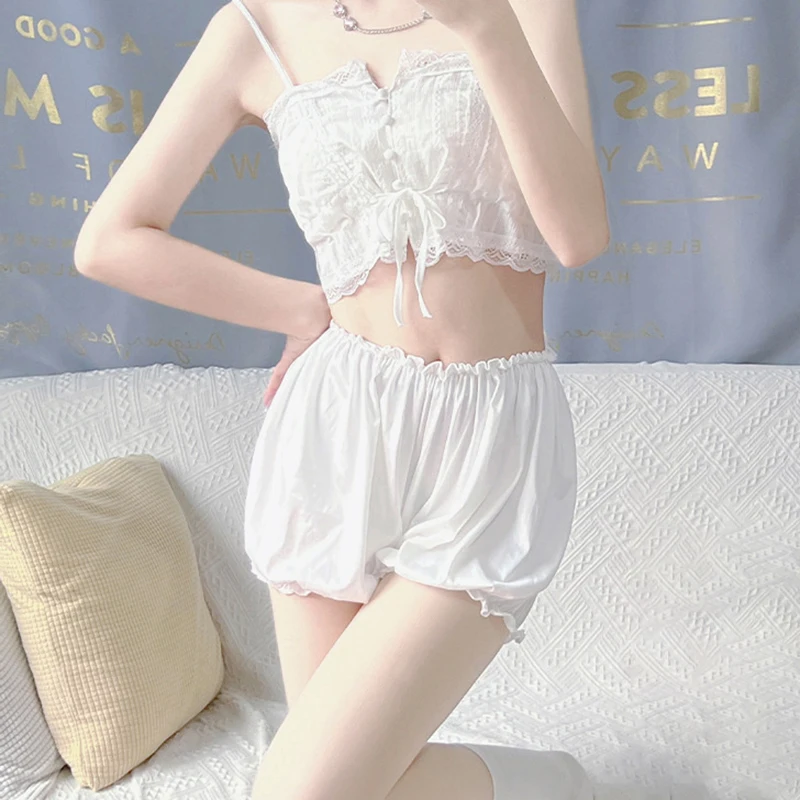 Женские шаровары штаны горничной с оборками в виде тыквы шорты безопасные нижние