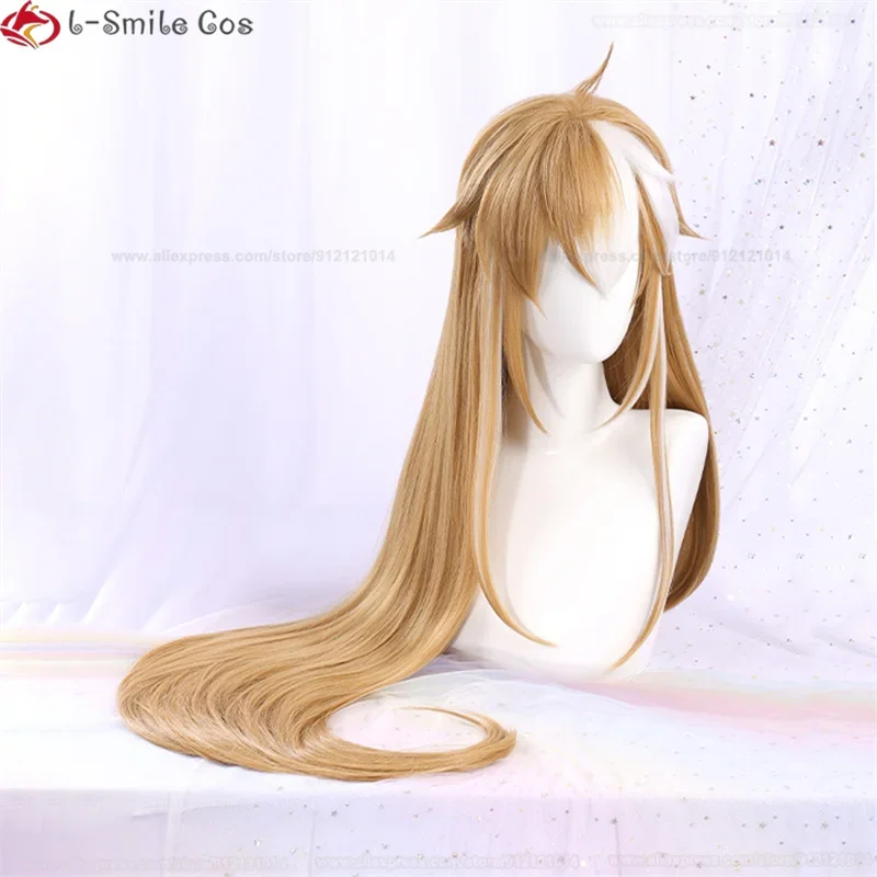 Игра Genshin Impact Miss Hina парик для косплея женские парики Gorou аниме 100 см коричневые