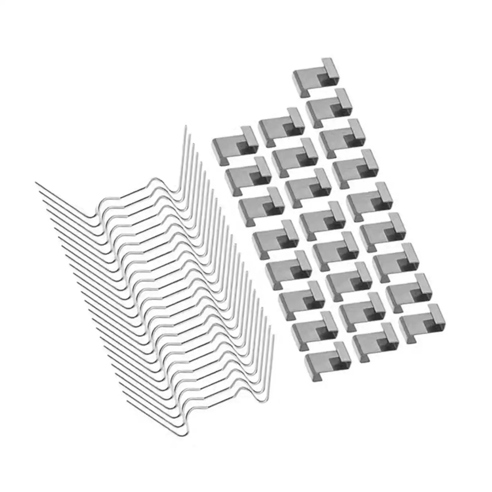 

50x Glass Pane Fixing Clips, Glazing Z Type Clips, Thick Glazing Clips Tool, Wire Fixing Clips for Home