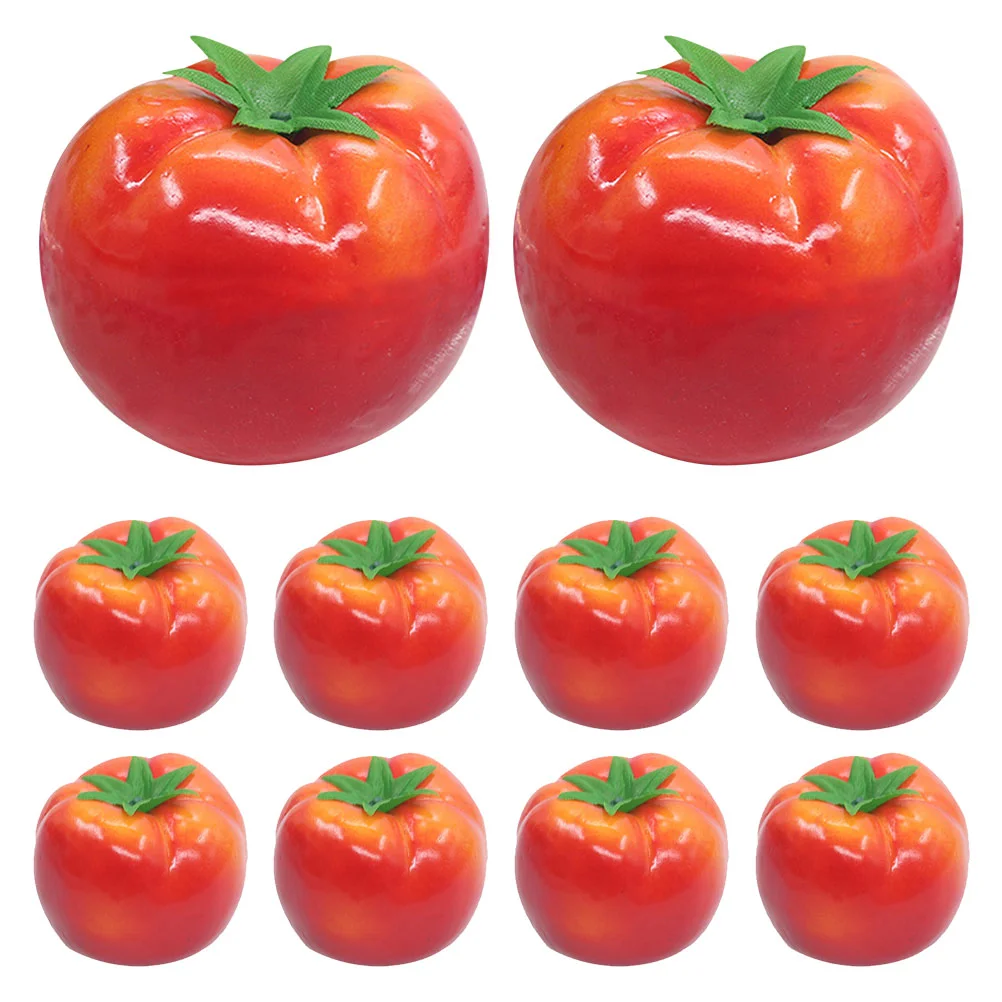 

Fruit Artificial Prop Fake Kitchen Tomato Tomatoes Decoration Model Photography Play Lifelike Pretend Decor Faux Toy Props