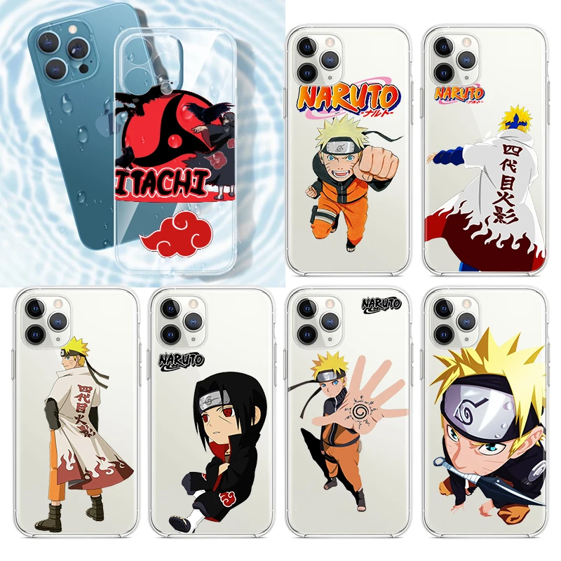 

Anime Naruto Akatsuki For Apple iPhone 13 12 11 Pro Max Mini XS Max X XR 6S 6 7 8 Plus 5S Soft Transparent Phone Case Coque Capa