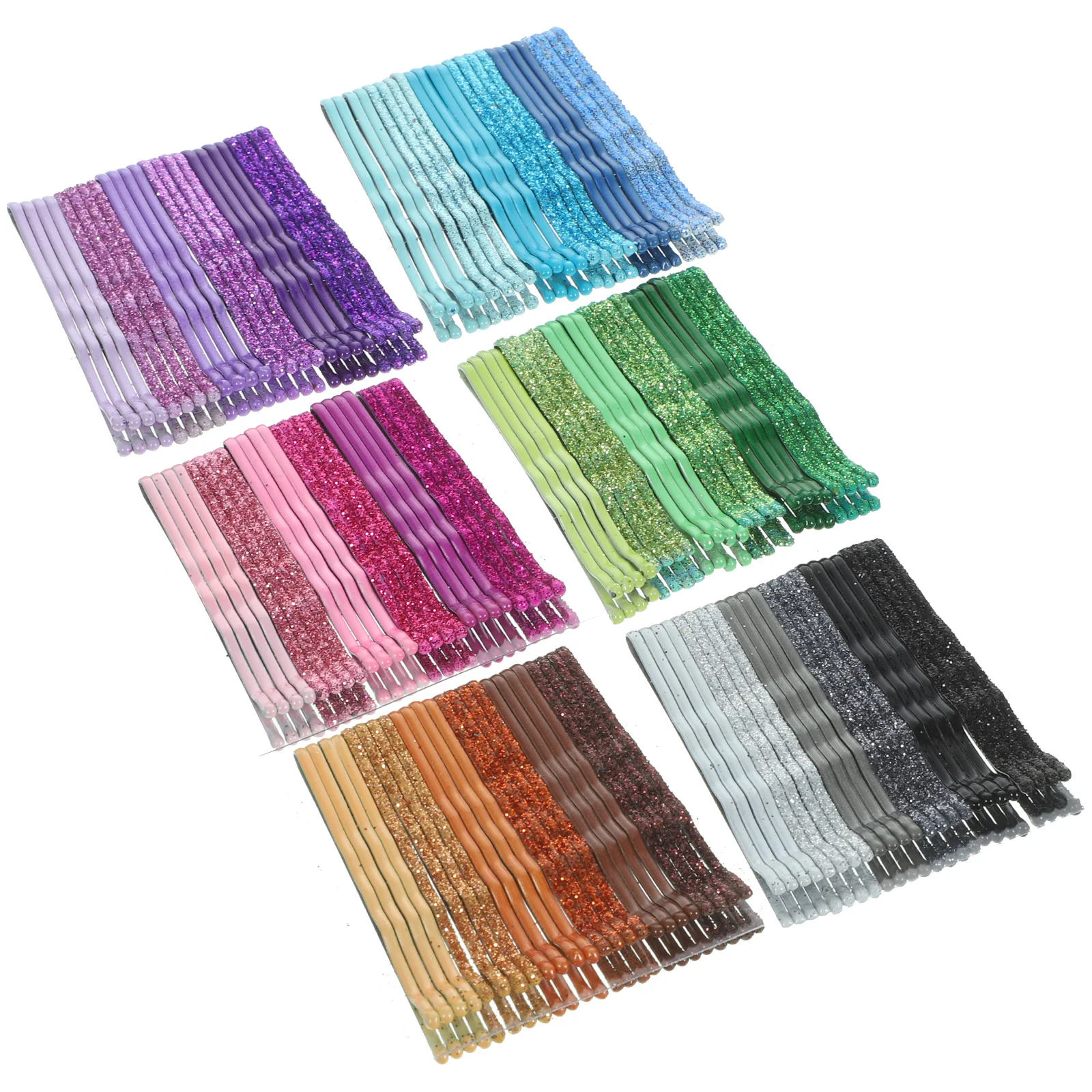 

Glitter Clip Hair Barrettes Women Bobby Metal Pin Accessories Crinkled Clips Claw
