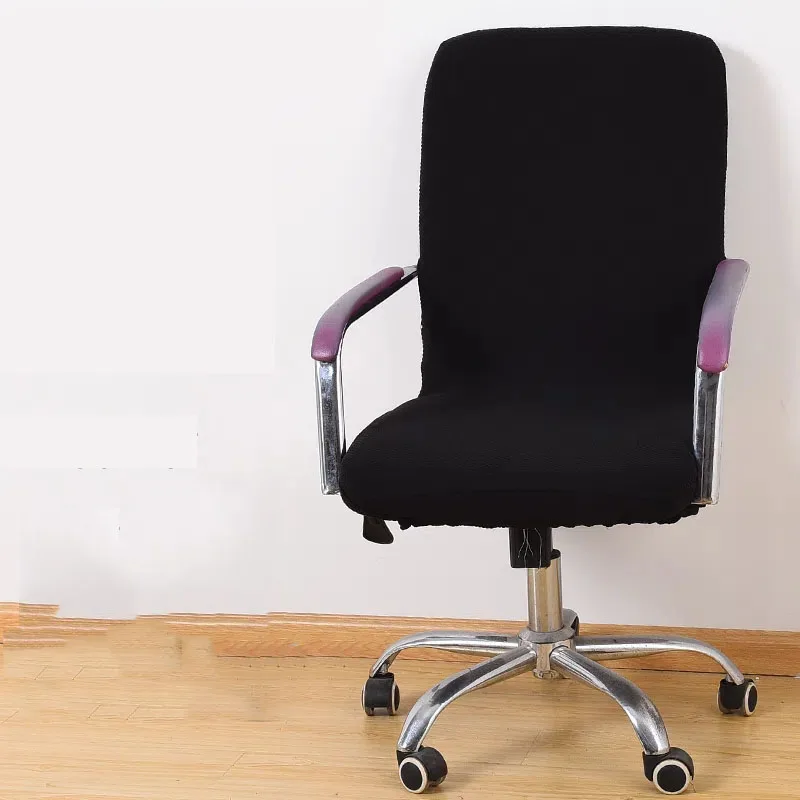 

Knitting Non-slip Dining Chair Cover Four Season Universal Decorative Seat Cover High Elasticity Hotel Office Chair Cover