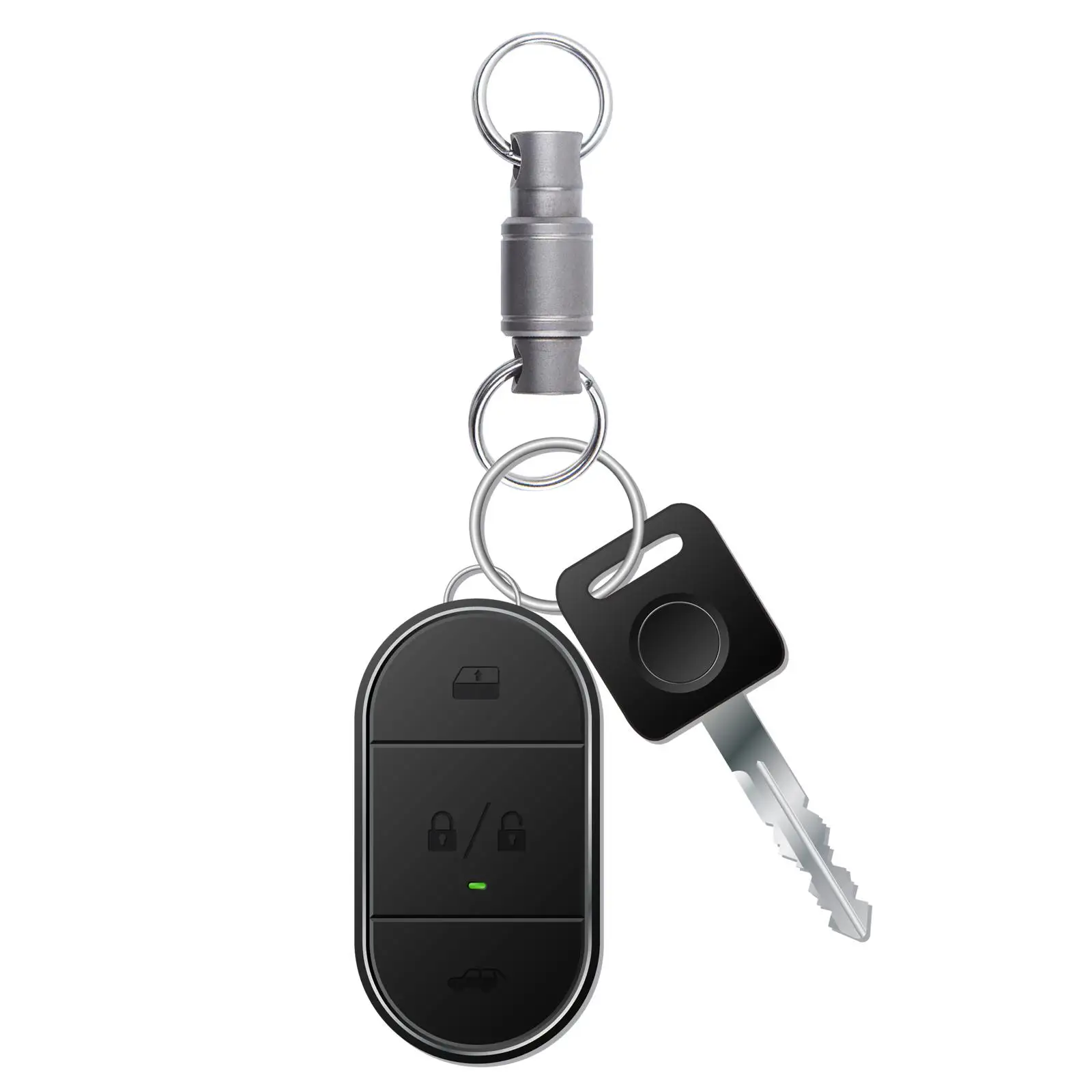 

1 шт., портативный брелок из титанового сплава с поворотом на 360 градусов для мужчин и женщин