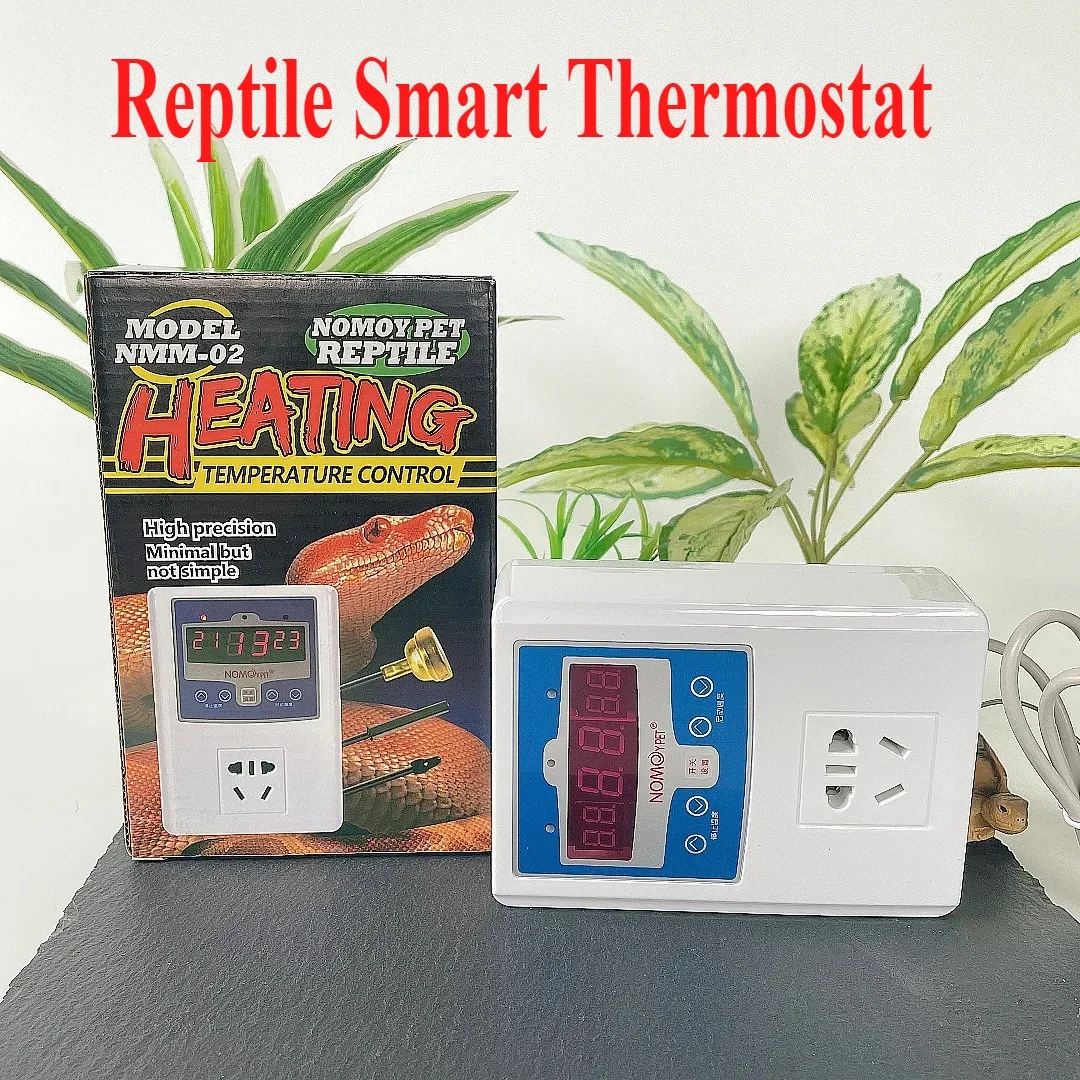 Умный термостат для рептилий цифровой дисплей электронный контроль температуры