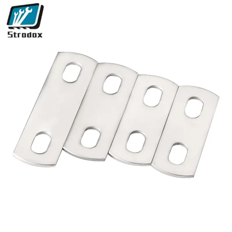 

304 Stainless Steel Tube Card Baffle Square Gasket U-shaped Screw Bolt Baffle M10 Series 20 Pieces Exquisite And Durable