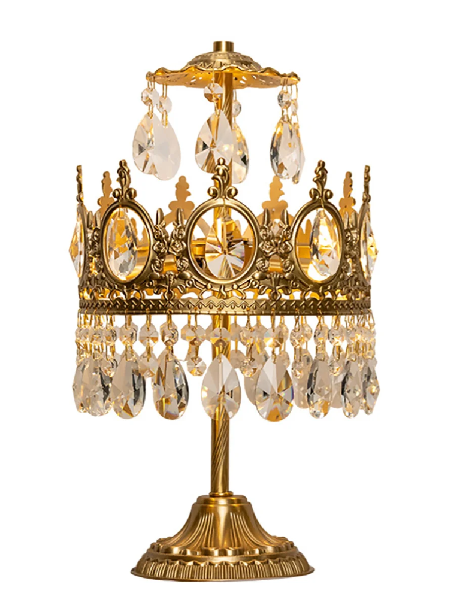 

Новый Классический светильник новейший дизайн настольная лампа E27 светодиодный благородный стиль золотая настольная лампа современный св...