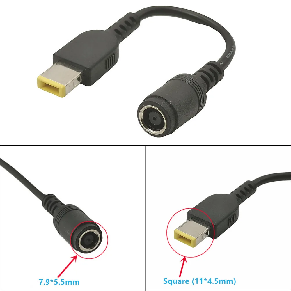 Pigtail Charger Power Adapter Converter Cable For Ibm For Lenovo Thinkpad