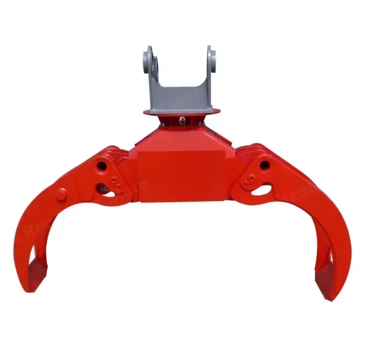 Мини-граpple madera forestal con rotador hidráulico excavadora cargadora 1 3 5 6 10 12 toneladas