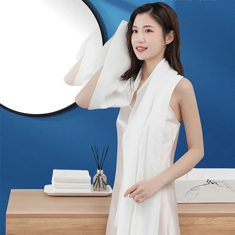 

Compressed Disposable Bath Towel 70x140cn Large Thick Towel Travel Quick-Drying Towel Trip Essential Shower Washable Cloth Towel
