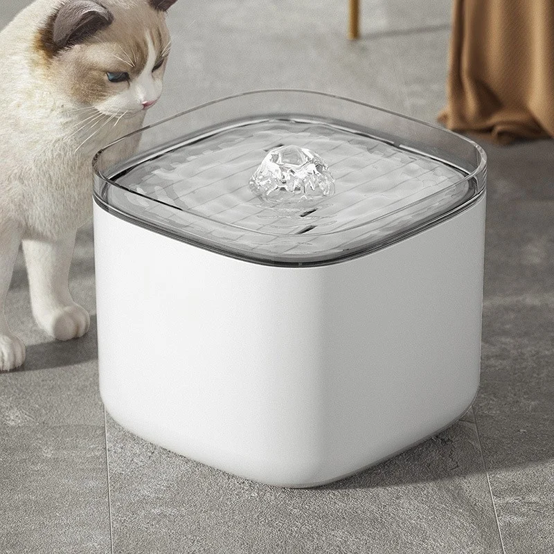 

3L Large Capacity Cat Water Dispenser Drinking Bowl Filter Pet Fountain Feeder Automatic Recirculate Filter Cat Water Fountain