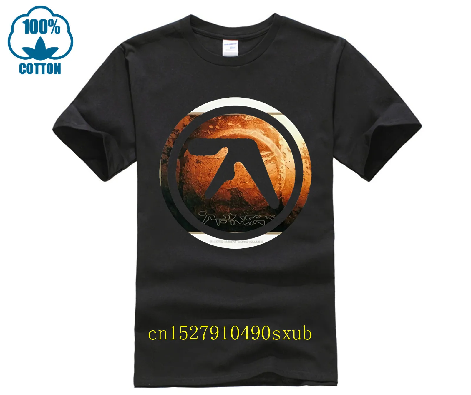 Модная летняя футболка DONVAN, Мужская футболка с отборным номером для окружающих работ, Объемная 2 футболка Aphex Twin, новая модная трендовая Футболка DeepHeather