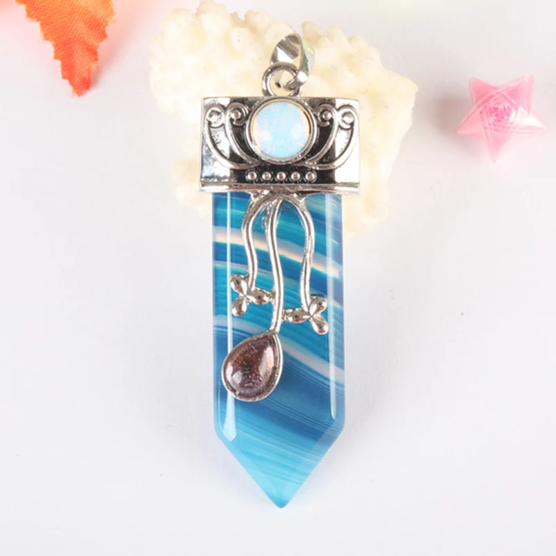 Полосатый оникс аметист лазурит розовый кварц лабрадорит прозрачный кристалл