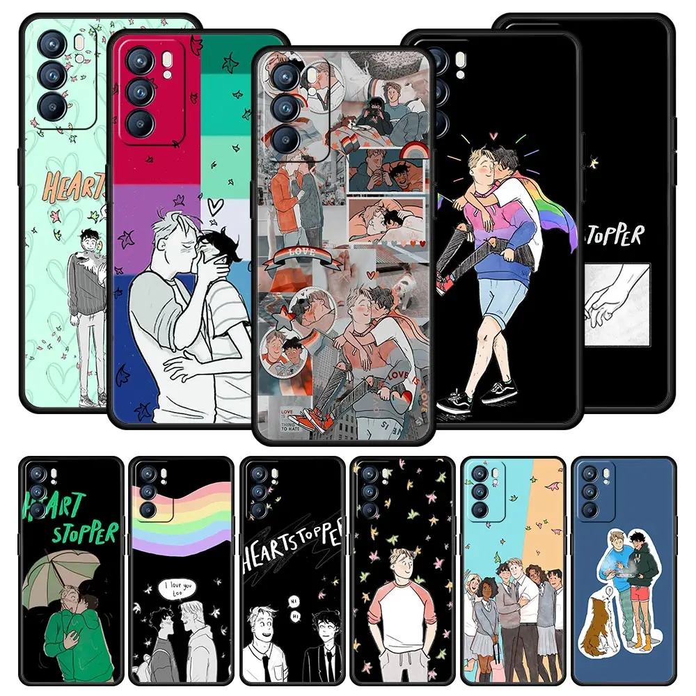 

Heartstopper Charlie Nick Case For OPPO A54 A53 A52 A16 A15 A74 A9 2020 A76 A95 A12 Reno7 SE Reno6 Z Find X5 Pro 5G Phone Cover