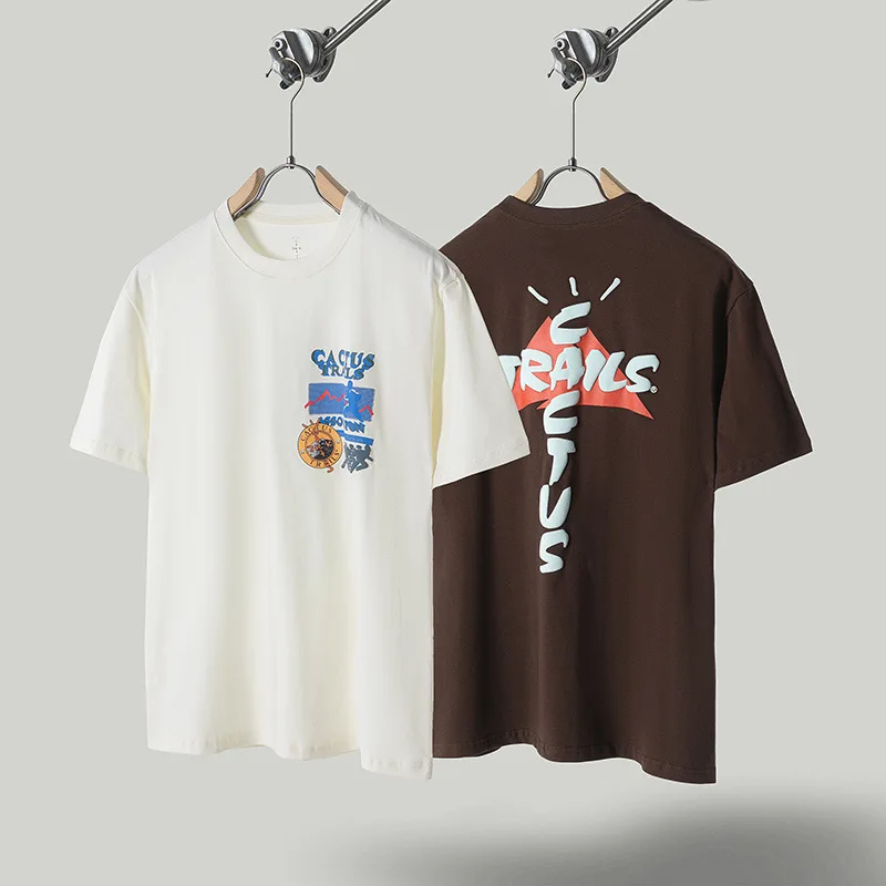 

Travis Scott Cactus Jack Surrounding Collaboration American Fashion Brand Loose Hip Hop T-shirt