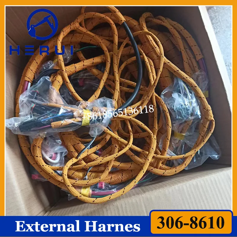 306-8610 3068610 Внешний жгут двигателя C6.4 для жгута шасси экскаватора 320D E320D