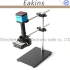 Промышленная камера 18 МП HDMI USB видеомикроскоп Регулируемый двойной вращающийся держатель стрелы 56 светодисветильник Дов 130X C крепление объектива